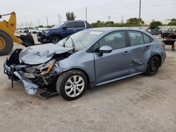 Salvage cars for sale from Copart Miami, FL: 2024 Toyota Corolla LE