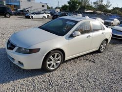 Salvage cars for sale at Opa Locka, FL auction: 2005 Acura TSX