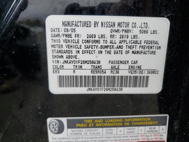 2006 Infiniti M35 Base