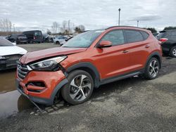 Salvage cars for sale from Copart East Granby, CT: 2016 Hyundai Tucson Limited