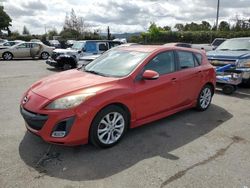 Salvage cars for sale from Copart San Martin, CA: 2010 Mazda 3 S