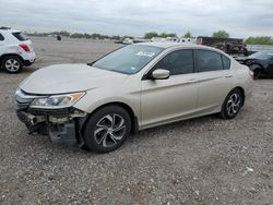 Salvage cars for sale at Houston, TX auction: 2017 Honda Accord LX