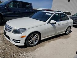 Mercedes-Benz C 300 4matic salvage cars for sale: 2012 Mercedes-Benz C 300 4matic