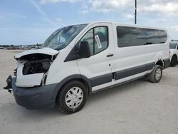 Salvage cars for sale at West Palm Beach, FL auction: 2015 Ford Transit T-350