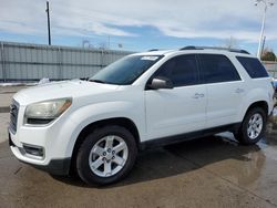 Salvage cars for sale at Littleton, CO auction: 2016 GMC Acadia SLE