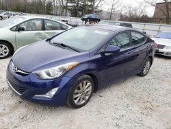 Salvage cars for sale at North Billerica, MA auction: 2014 Hyundai Elantra SE