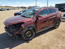 Salvage cars for sale at Colorado Springs, CO auction: 2017 Hyundai Tucson Limited