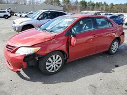 Salvage cars for sale at Exeter, RI auction: 2013 Toyota Corolla Base