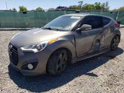 Salvage cars for sale at Riverview, FL auction: 2014 Hyundai Veloster Turbo