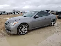 Salvage cars for sale from Copart Haslet, TX: 2008 Infiniti G37 Base