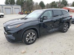 Salvage cars for sale at Mendon, MA auction: 2021 Toyota Highlander XLE