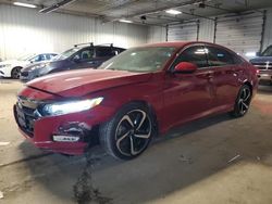 Salvage cars for sale at Franklin, WI auction: 2020 Honda Accord Sport