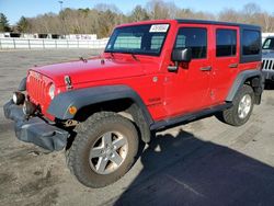 Salvage cars for sale at Assonet, MA auction: 2014 Jeep Wrangler Unlimited Sport