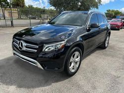 Salvage cars for sale at Miami, FL auction: 2018 Mercedes-Benz GLC 300