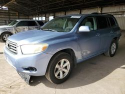 Salvage cars for sale at Phoenix, AZ auction: 2009 Toyota Highlander