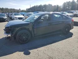 Salvage cars for sale from Copart Exeter, RI: 2022 Honda Civic Sport