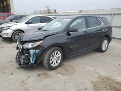 Salvage cars for sale at Kansas City, KS auction: 2018 Chevrolet Equinox LT