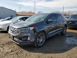 Salvage cars for sale from Copart Columbus, OH: 2019 Ford Edge Titanium