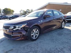 Salvage cars for sale from Copart Hayward, CA: 2018 KIA Optima LX