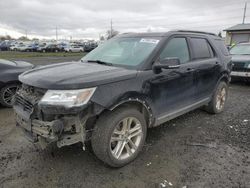 Ford Explorer salvage cars for sale: 2017 Ford Explorer XLT