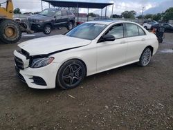 Salvage cars for sale from Copart San Diego, CA: 2018 Mercedes-Benz E 300