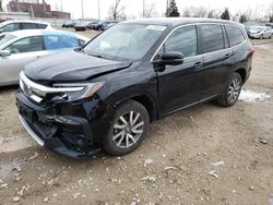 Salvage cars for sale from Copart Lansing, MI: 2019 Honda Pilot EXL