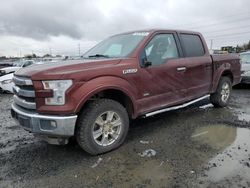 Salvage cars for sale at Eugene, OR auction: 2015 Ford F150 Supercrew