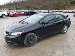 Salvage cars for sale from Copart Hurricane, WV: 2013 Honda Civic LX