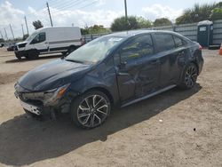 Toyota Corolla salvage cars for sale: 2020 Toyota Corolla SE