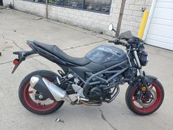 Salvage motorcycles for sale at Woodhaven, MI auction: 2023 Suzuki SV650