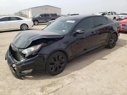 Salvage cars for sale at Amarillo, TX auction: 2012 KIA Optima SX