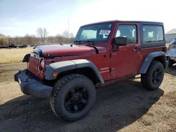 Salvage cars for sale from Copart Columbia Station, OH: 2012 Jeep Wrangler Sport