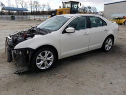 Salvage cars for sale at Spartanburg, SC auction: 2012 Ford Fusion SE