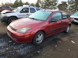 Ford Focus ZX3 salvage cars for sale: 2003 Ford Focus ZX3