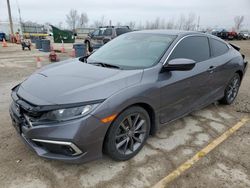 Salvage cars for sale from Copart Pekin, IL: 2019 Honda Civic EX