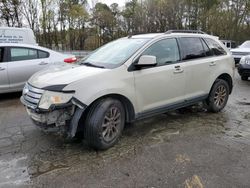 Salvage cars for sale at Austell, GA auction: 2007 Ford Edge SEL Plus