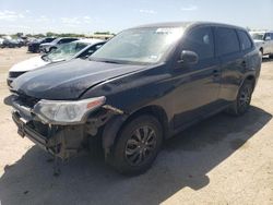 Salvage cars for sale at San Antonio, TX auction: 2014 Mitsubishi Outlander ES
