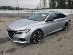 Honda salvage cars for sale: 2021 Honda Accord Sport