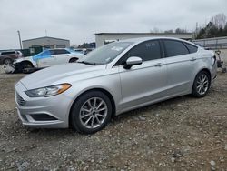Salvage cars for sale at Memphis, TN auction: 2017 Ford Fusion SE