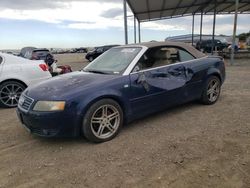 Salvage cars for sale from Copart San Diego, CA: 2006 Audi A4 1.8 Cabriolet