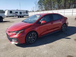 Toyota Corolla SE salvage cars for sale: 2021 Toyota Corolla SE