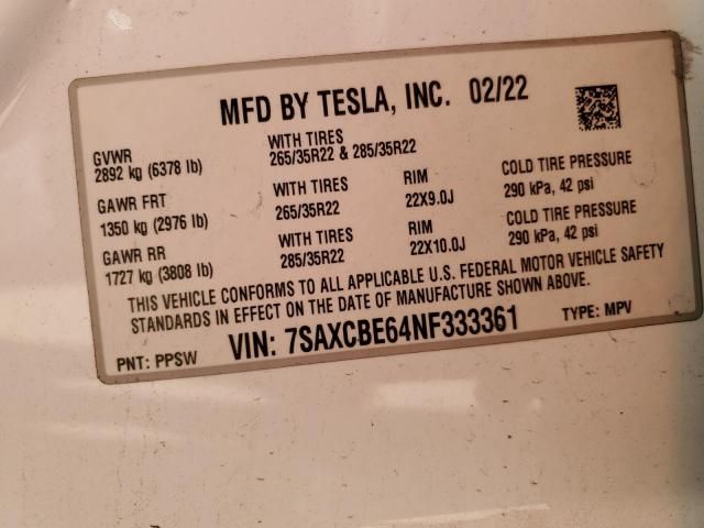 2022 Tesla Model X