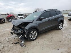 Salvage cars for sale from Copart Haslet, TX: 2018 Ford Escape SEL