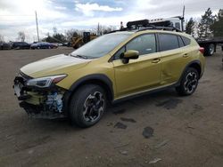 Salvage cars for sale from Copart Denver, CO: 2021 Subaru Crosstrek Limited