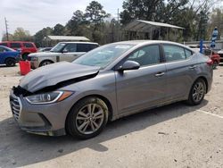 Salvage cars for sale at Savannah, GA auction: 2018 Hyundai Elantra SEL