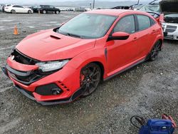 Salvage cars for sale at Vallejo, CA auction: 2018 Honda Civic TYPE-R Touring