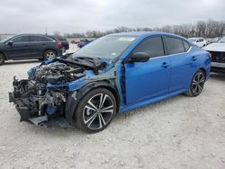 Salvage cars for sale at New Braunfels, TX auction: 2022 Nissan Sentra SR