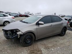 Salvage cars for sale at West Warren, MA auction: 2016 Toyota Corolla L