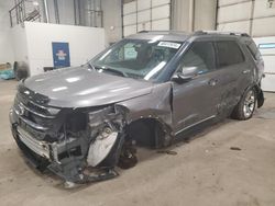 Salvage cars for sale at Blaine, MN auction: 2012 Ford Explorer Limited