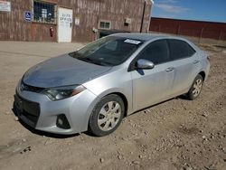 Salvage cars for sale from Copart Rapid City, SD: 2014 Toyota Corolla L